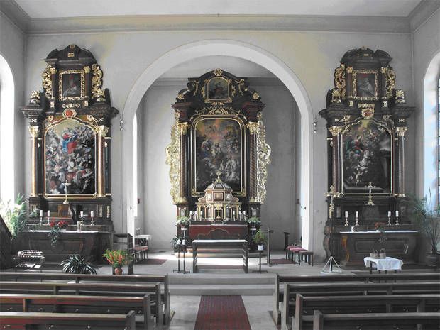 Pfarrkirche in Ebersweier -2